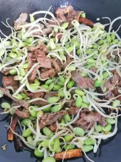 Make Black bean sprouts step 3