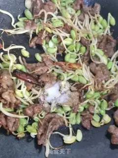 Make Black bean sprouts step 5