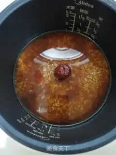 Make Dry, black, sugary rice step 4