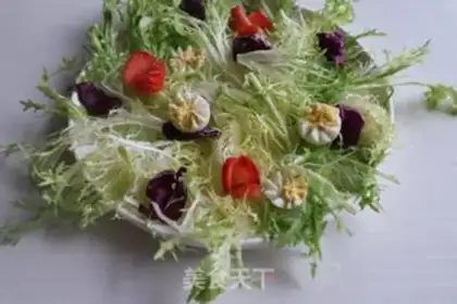 Make The rich flowers drive salad step 5