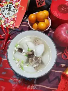 Make Chicken bones with radish soup step 7