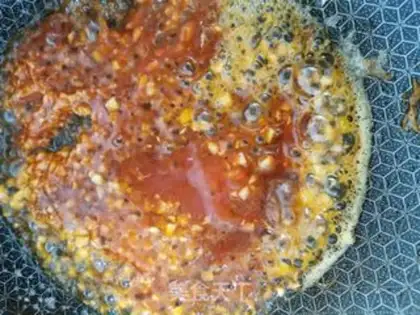 Make Eggplant shrimp step 2
