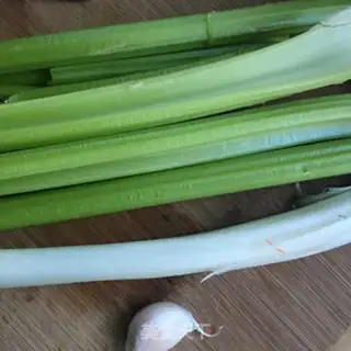 Make The Celery Lily step 1