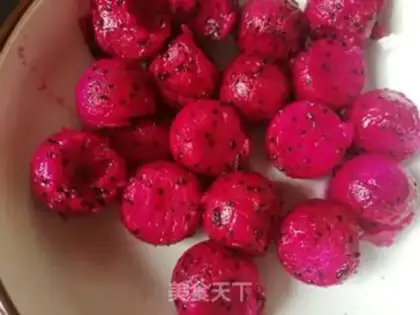 Make The fruit plate red fire step 5