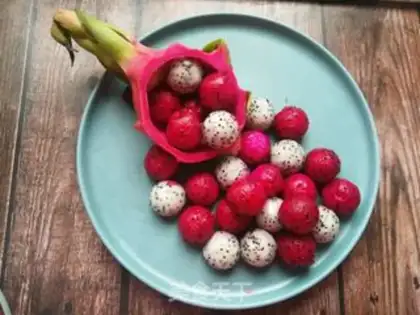 Make The fruit plate red fire step 7