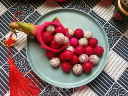Make The fruit plate red fire step 8