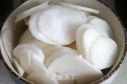 Make Sugar and radish step 1