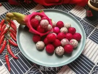 Make The fruit plate red fire step 9