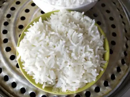 Make Mango coconut rice step 2