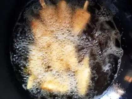 Make Fried willows step 1