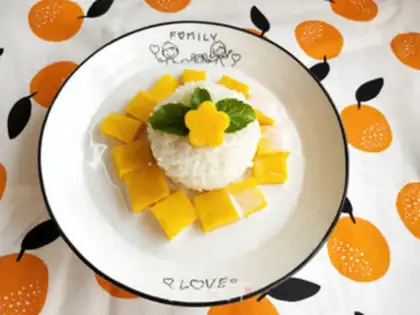 Make Mango coconut rice step 5