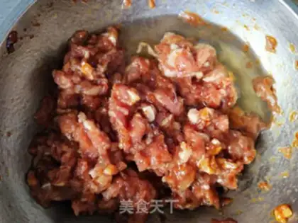 Make The salmon beef rice step 3
