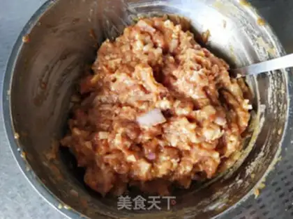 Make The salmon beef rice step 5