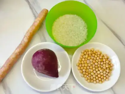 Make Potato mountain rice step 0
