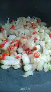 Make Spicy burning of a melon step 5