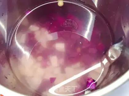 Make Potato mountain rice step 3