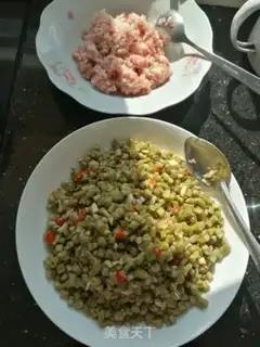 Make Meat and soybeans step 0