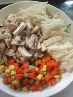 Make Five-colored mushrooms step 0