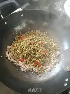 Make Meat and soybeans step 2