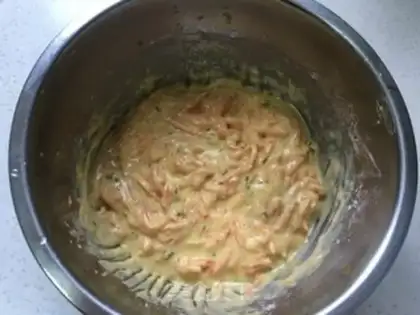 Make Carrot eggcake step 4
