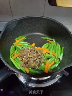 Make Four seasons of bean skating beef step 10