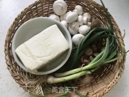 Make Tofu and mushrooms step 0