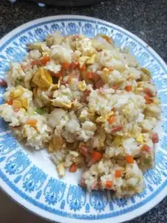 Make Egg fried rice step 5