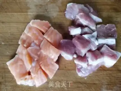 Make Cheese juice salmon step 1