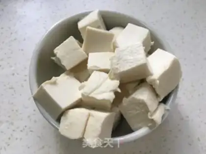 Make Tofu and mushrooms step 5