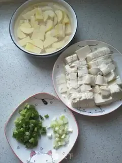 Make Tofu soup step 2