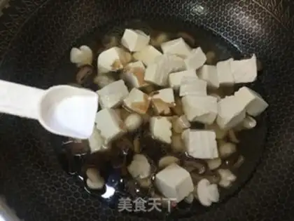 Make Tofu and mushrooms step 9