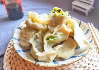 Make Three fresh dumplings step 7