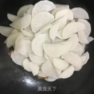 Make Beef radish step 1