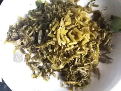 Make Snow bean petals step 1