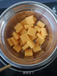 Make Mango fudge pudding step 2