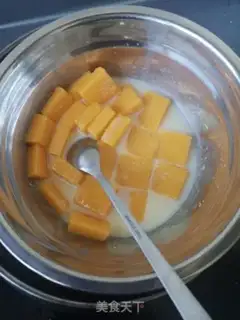 Make Mango fudge pudding step 3