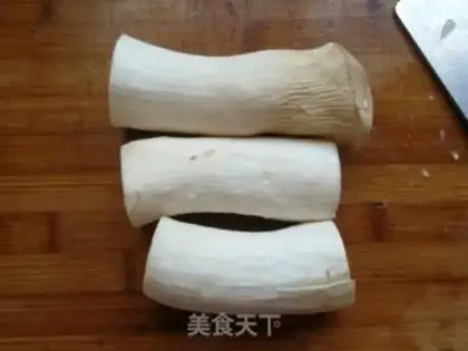 Make Puffing almond mushrooms step 0