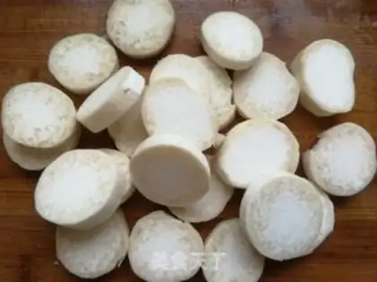 Make Puffing almond mushrooms step 1