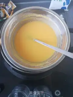 Make Mango fudge pudding step 6