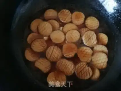 Make Puffing almond mushrooms step 12
