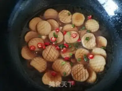 Make Puffing almond mushrooms step 13