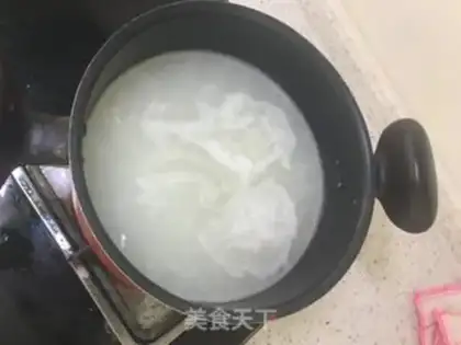 Make White eggs and rice step 4