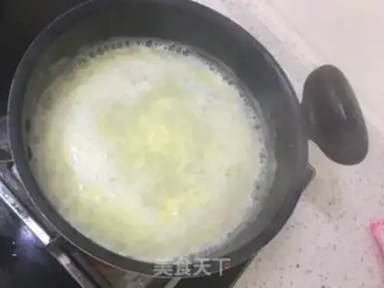 Make White eggs and rice step 5