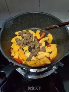 Make Pumpkin beef step 7