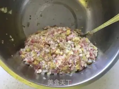 Make Pork dumplings step 6