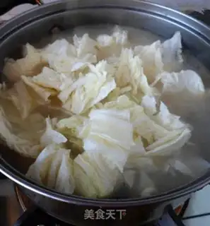 Make Soup with salmon head step 7