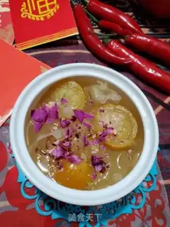 Make Orange silver ear rose soup step 5