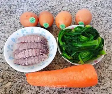Make Shrimp-crawling spinach stench step 0