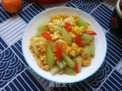 Make Celery fried eggs step 10