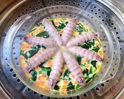 Make Shrimp-crawling spinach stench step 8
